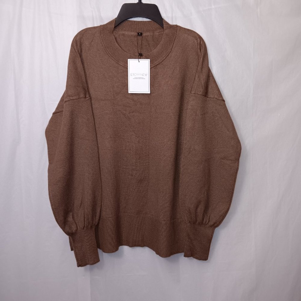 ETCYY NEW WOMEN'S LONG SLEEVE SWEATER TOP